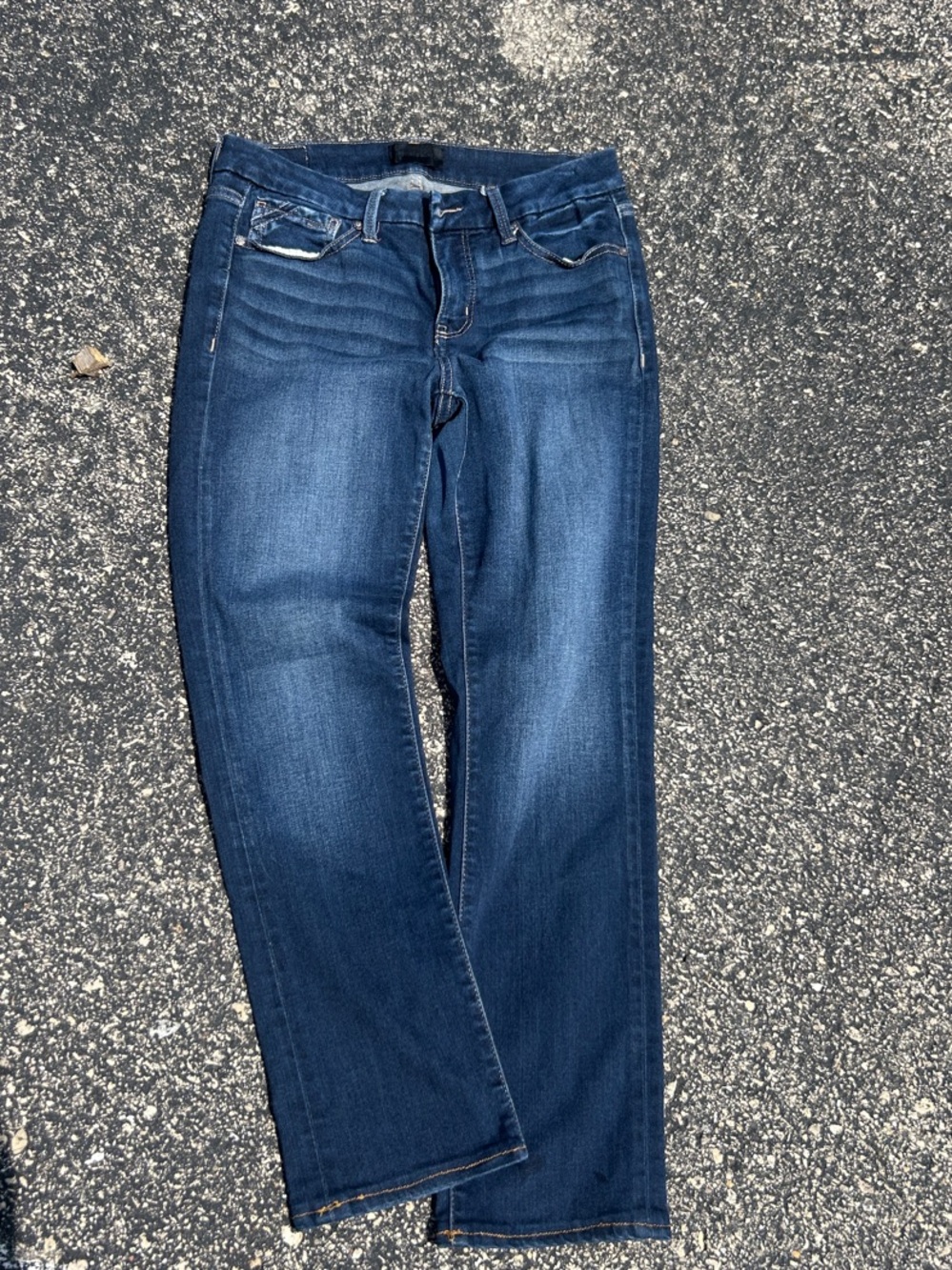 Buckle Women's Straight-Leg Jeans in Dark Blue Wash 28x32